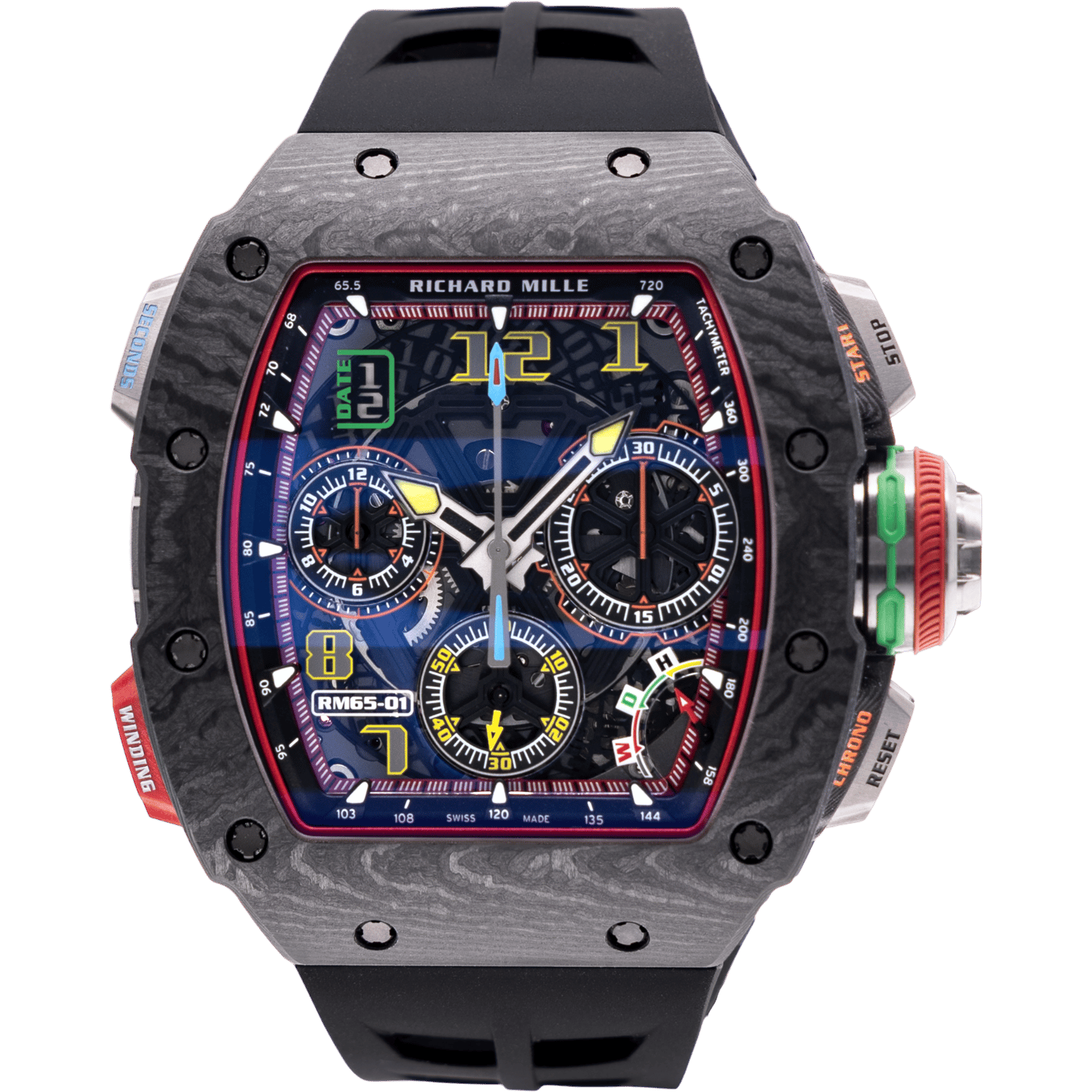 Richard Mille RM 65-01 Black Carbon Automatic Winding Split-seconds Chronograph - Image 2