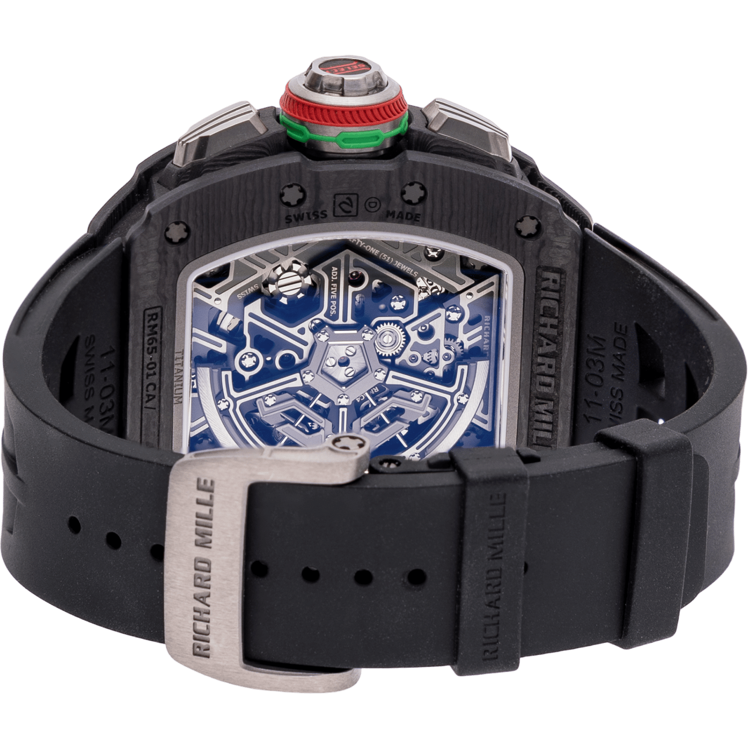 Richard Mille RM 65-01 Black Carbon Automatic Winding Split-seconds Chronograph - Image 5