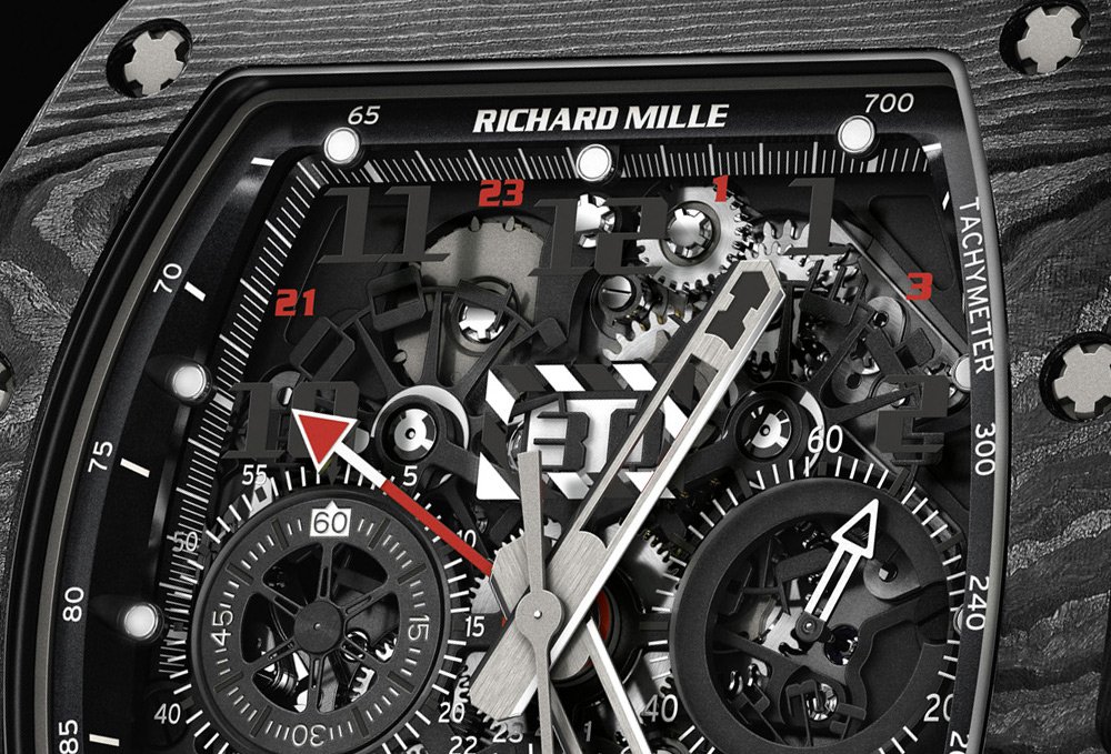 Richard Mille RM 11-02 Automatic Flyback Chronograph Dual Time Zone "Jet Black" Americas Limited Edition - Image 6
