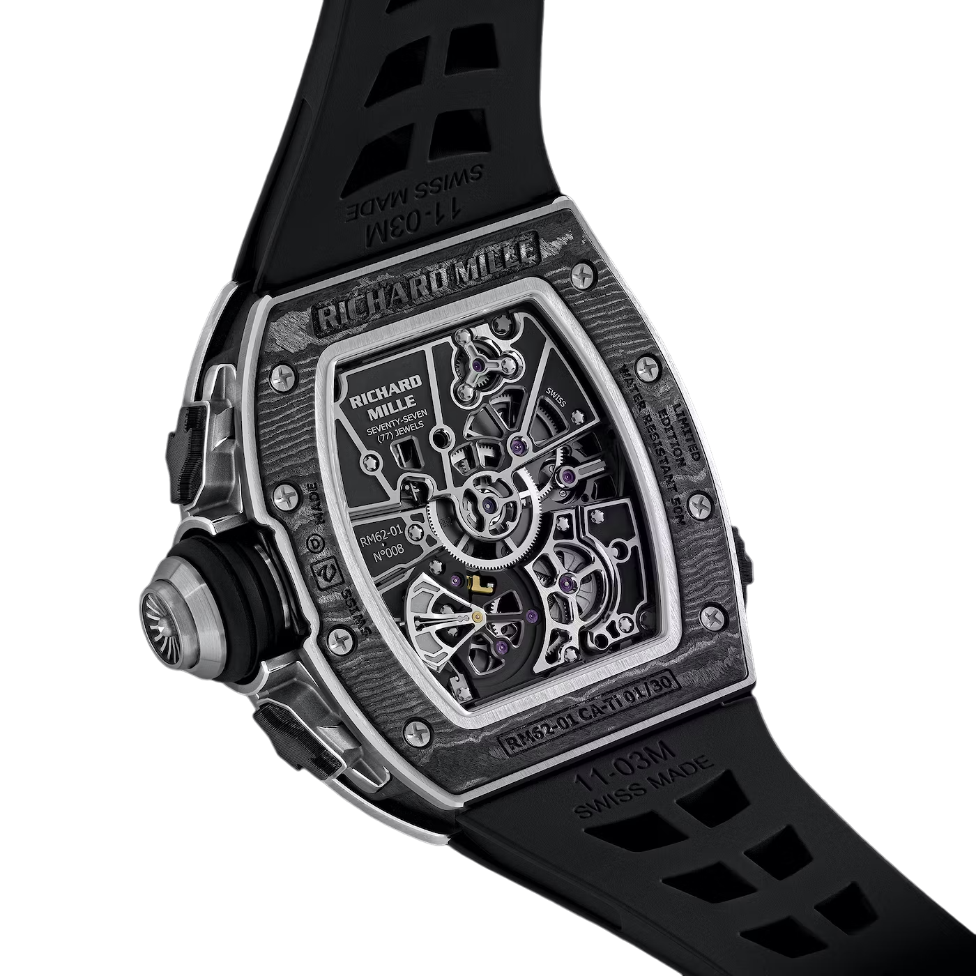 Richard Mille RM 62-01 Manual Winding Tourbillon Vibrating Alarm "Airbus Corporate Jets" Limited Edition - Image 4