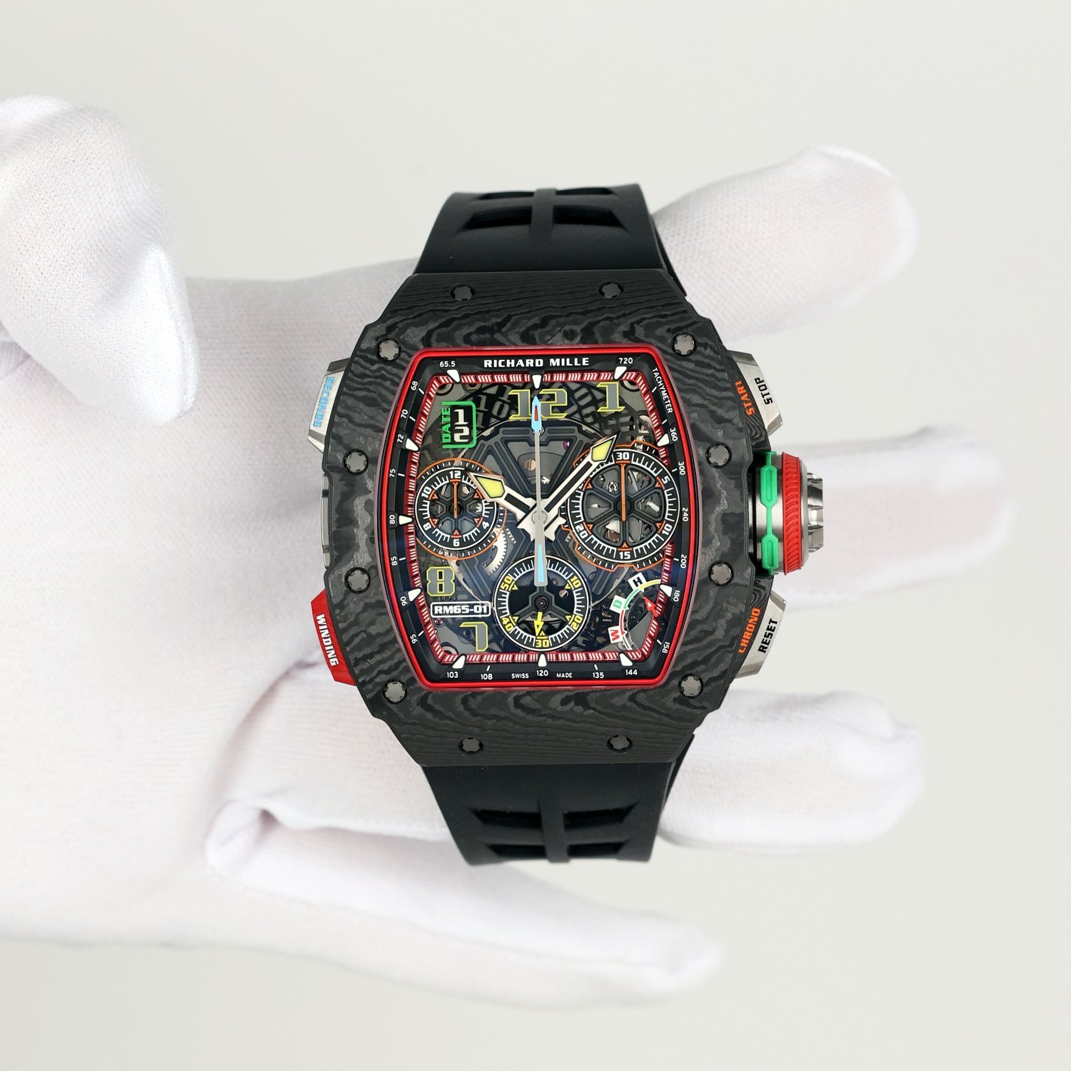 Richard Mille RM 65-01 Black Carbon Automatic Winding Split-seconds Chronograph - Image 6