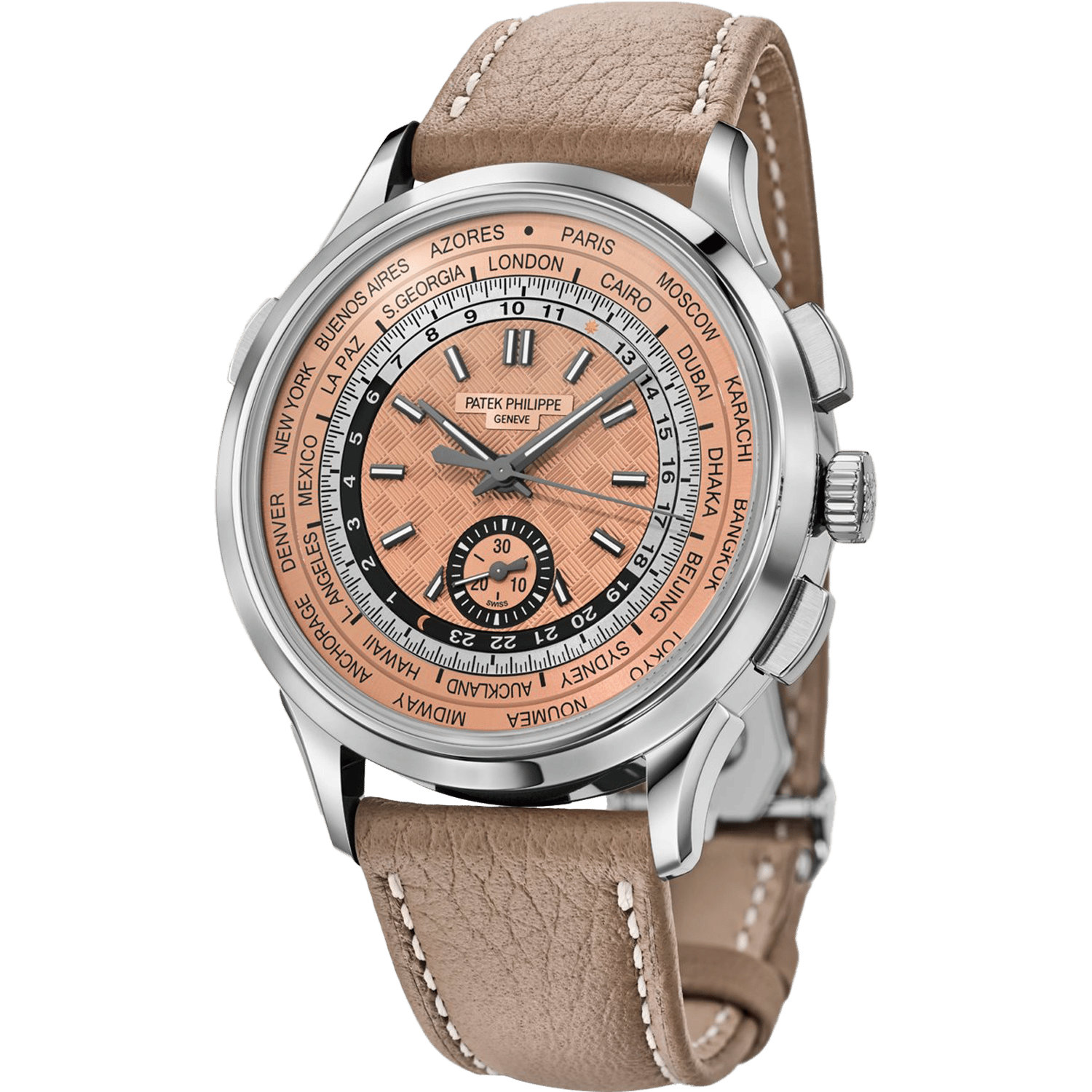 Patek Philippe Complications World Time Flyback Chronograph 41mm 5935A-001 - Image 2