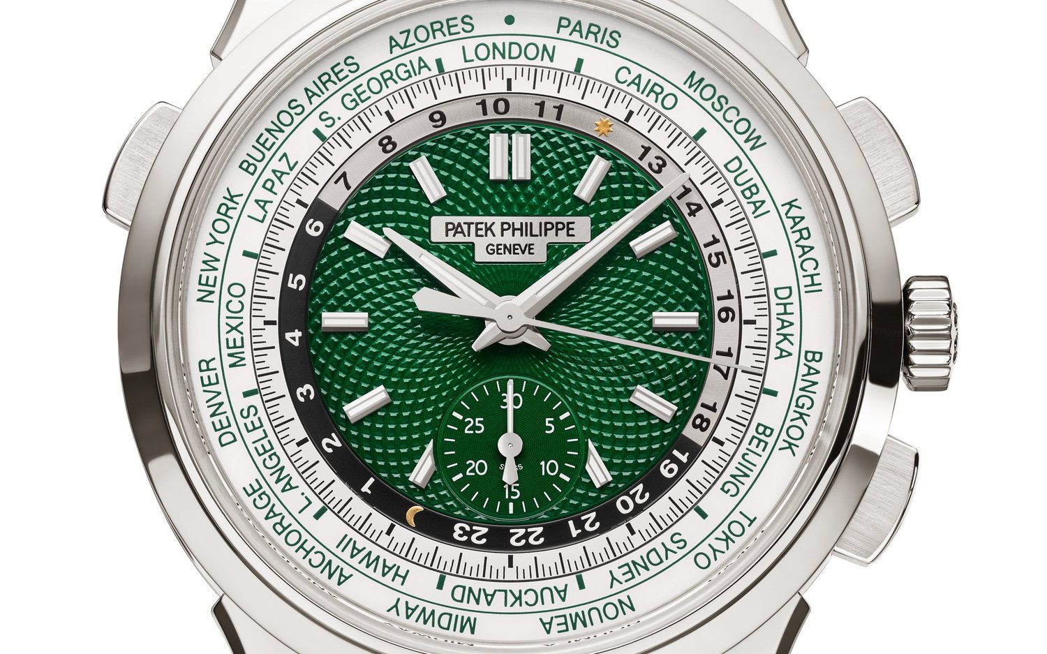 Patek Philippe Complications World Time Flyback Chronograph 39.5mm 5930P-001 - Image 12