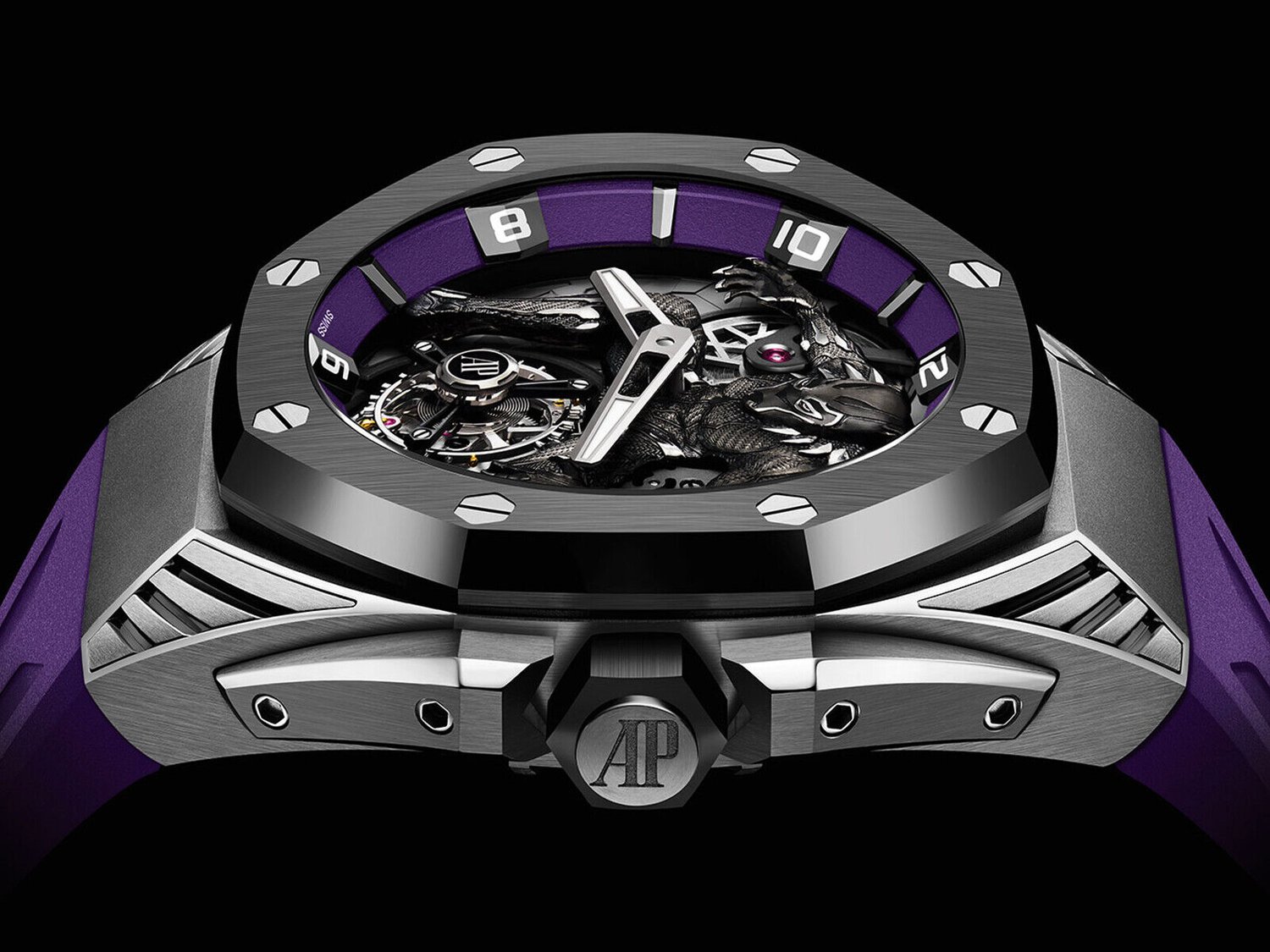Audemars Piguet Royal Oak Concept "Black Panther" Flying Tourbillon Limited Edition 26620IO.OO.D077CA.01 - Image 3