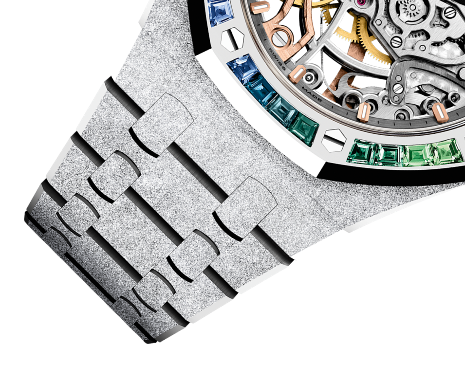 Audemars Piguet Royal Oak Frosted Gold Double Balance Wheel Openworked 15468BC.YG.1259BC.01-B - Image 4