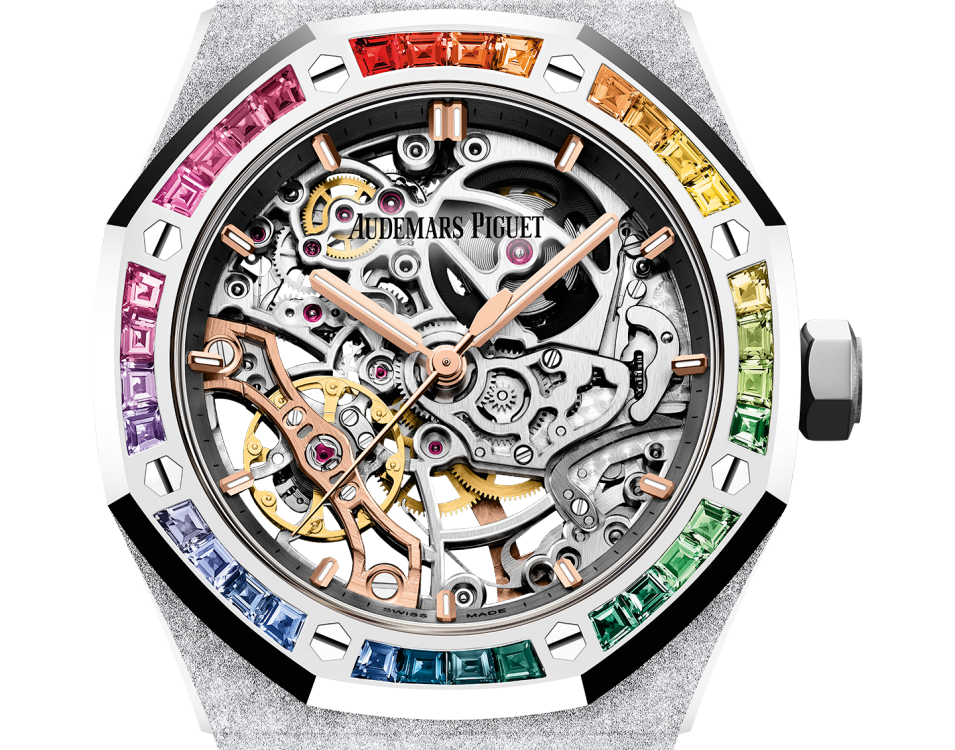 Audemars Piguet Royal Oak Frosted Gold Double Balance Wheel Openworked 15468BC.YG.1259BC.01-B - Image 5